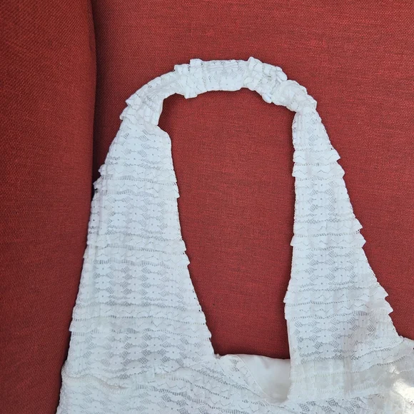 Lulu's White Halter Bodysuit - Picture 4 of 7